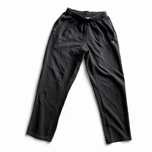 Champion Powerblend Grey Open Bottom Sweatpants Mens Large